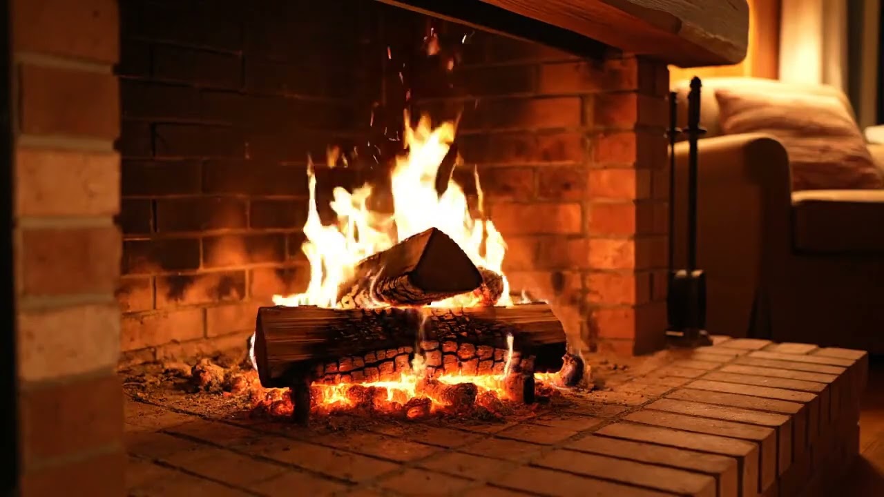 Study with Fireplace ASMR | Crackling Fire Sounds