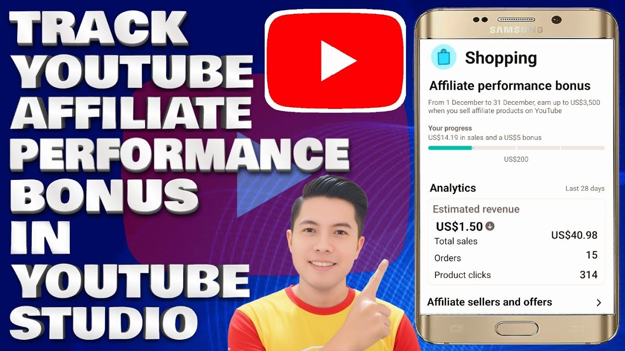 How To Track Your YouTube Affiliate Performance Bonus in YouTube Studio ...
