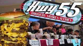 Hwy 55 World Burger Eating Championships! Feat. Nathan Figueroa & Wayne Algenio | BeardMeatsFood