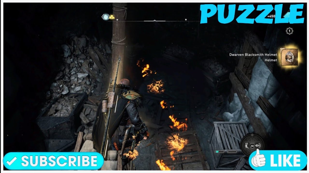 **NEW** Assassin's Creed Dawn of Ragnarok Dwarven Blacksmith Helmet Puzzel PS5