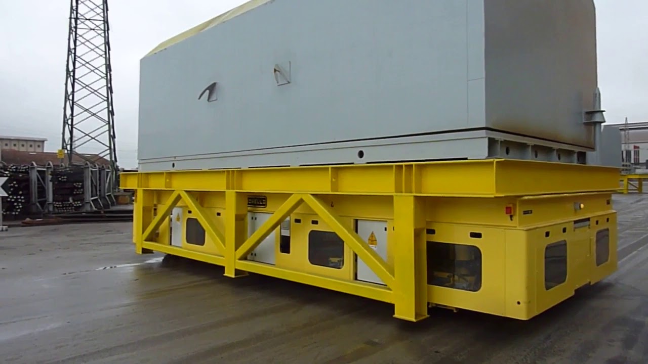 Multidirectional battery trolley   185 tons morello agv prella tech