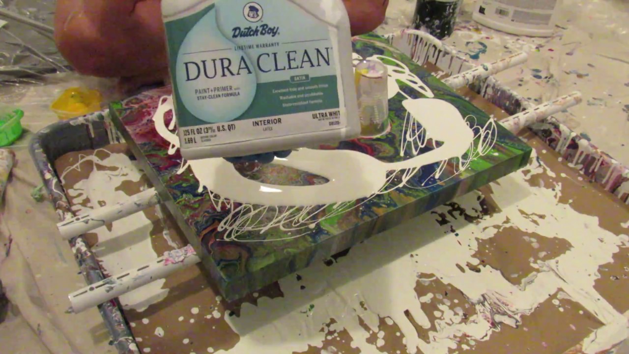 (002) dirty flip and drag over previous pour