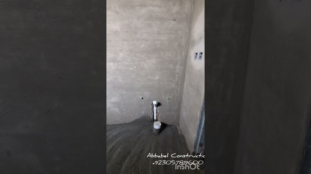 Construction info . PCC & Plaster Work