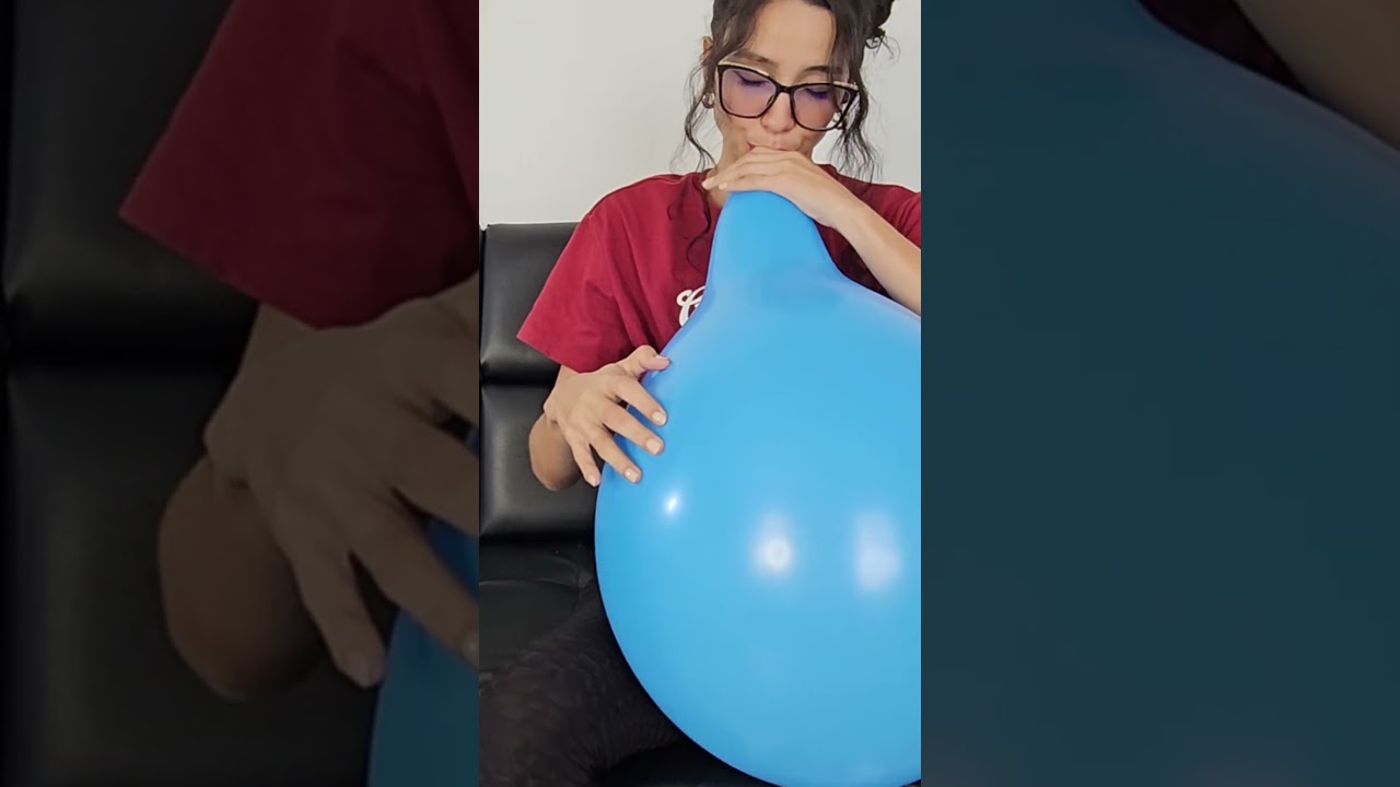 Ride to pop with balloons 3 different types of blue   