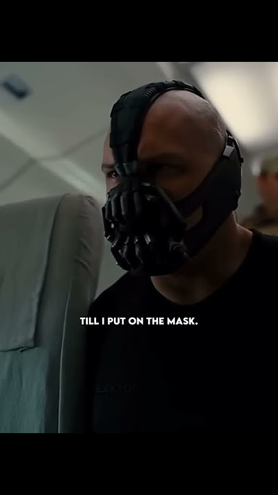 It doesn’t matter who we are 🥶 Bane | Batman The Dark Knight Rises #shorts #bane #tomhardy