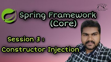 How to Implement Constructor Injection in Spring Framework | Constructor Injection @codebyswamy