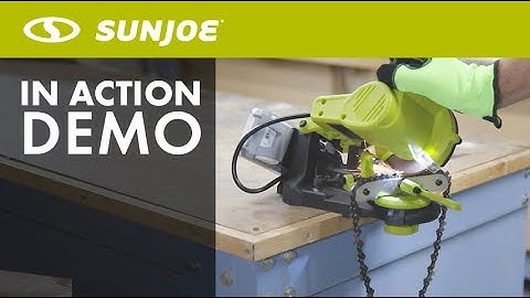 24V-CSSHRP-LTE - Sun Joe Cordless 24-Volt Chainsaw Sharpener - Live Demo