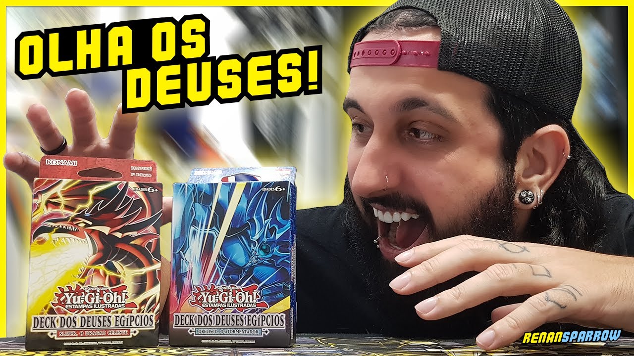 SLIFER e OBELISCO FORAM TURBINADOS: UNBOXING DECK DOS DEUSES EGÍPCIOS!