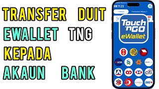 Cara transfer duit Touch n Go ke Bank