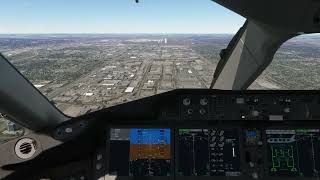 Msfs2020 Ultra Settings 787-8 Approach and Landing into YYC/CYYC