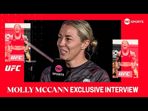 "i don't have to speak to intimidate” meatball molly mccann on intense face-off at #ufclondon