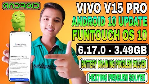 VIVO V15 PRO ANDROID 10 UPDATE 😍😅😄😃😂😁 | VIVO V15 PRO NEW UPDATE | VIVO V15 PRO FUNTOUCH OS 10 UPDATE