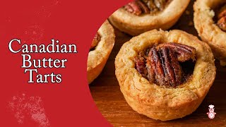 Canadian butter tarts with perfectly flaky tart shells
