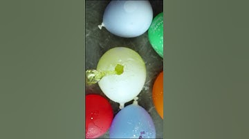 This behavior is dangerous, please do not imitate it. Inject water balloons#1