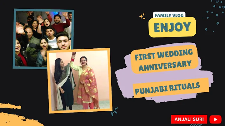 FIRST WEDDING ANNIVERSARY CELEBRATION | PUNJABI RA...