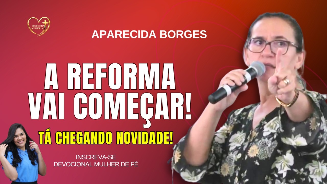 Prepare-se para a novidade de Deus! Aparecida Borges