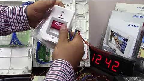 NHX AIPHONE Arabic-2 نظرة عامة لنظام نداء الممرضات من شركة ايفون