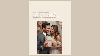 Romantic Floral Wedding Planner Template | 16-Page Editable Canva Wedding Planning Bundle