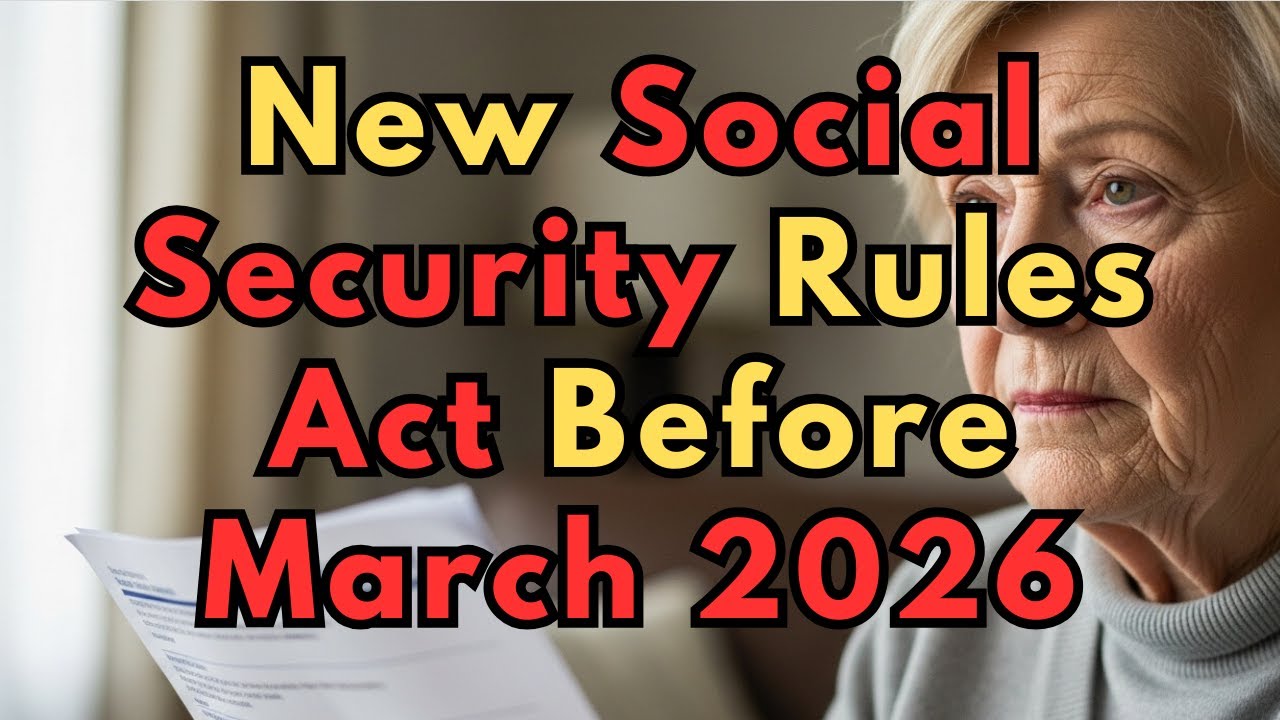 JUST ANNOUNCED New Social Security Rules Hit March 2026 — Retirees 62+ Take Notice!