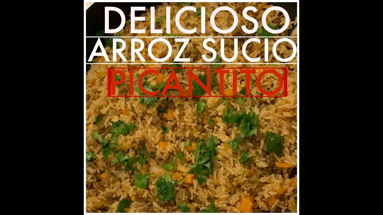 COMO HACER ARROZ SUCIO PICANTITO RECETA DELICIOSA Y RAPIDA ( NEW ORLEANS  DIRTY RICE) - YouTube