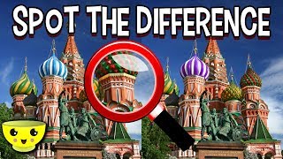 Spot The Difference Brain Games For Kids | Famous Landmarks