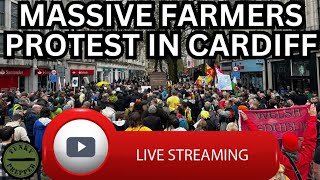 🚨 Live in Cardiff with thousands of farmers