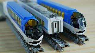 Nゲージ　TOMIX　近畿日本鉄道50000系しまかぜを紹介　プラレールのしまかぜと比べてみたよ