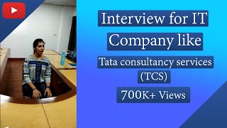 Interview for IT Company like Tata consultancy services (TCS) || (with English Subtitles) screenshot 3