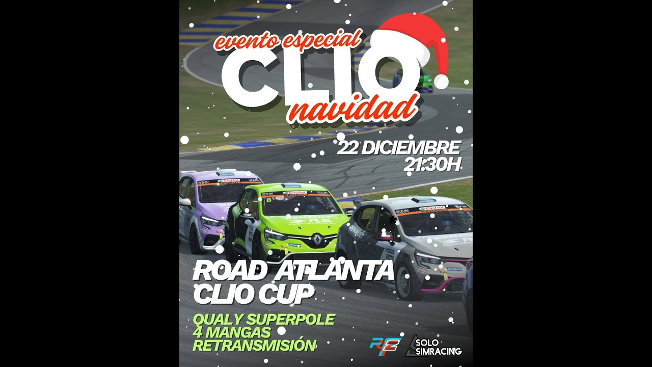 Evento Clio Cup en Road Atlanta completo - Solosimracing