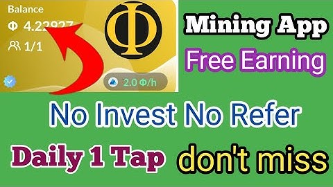 How To New Free mining Apps Phi network Free mining Phi network refer kaise kare daily free Earning