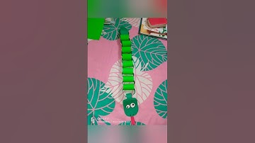 paper python/ paper snake/ snake from paper#papercraft #paperpython #papersnake #snake #shorts