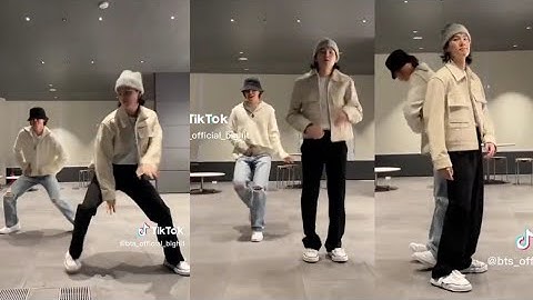 BTS Suga & Jimin Run Bts New Tiktok Dance Challenge, Yoonmin Dance Practice