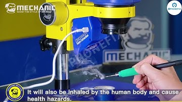 Powerful Microscope Fume Extractor Fan: MECHANIC Fume Extractor.