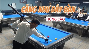 Bida cadre 71/2 HÙNG CÀO gặp NHẪN SINH trận đấu căng như dây đàn giải top 32 cúp HT