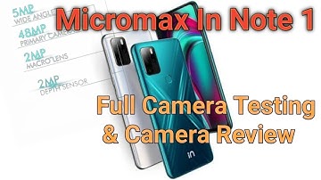 Micromax In Note 1 Full CAMERA TEST! With Photo & Video Sample???