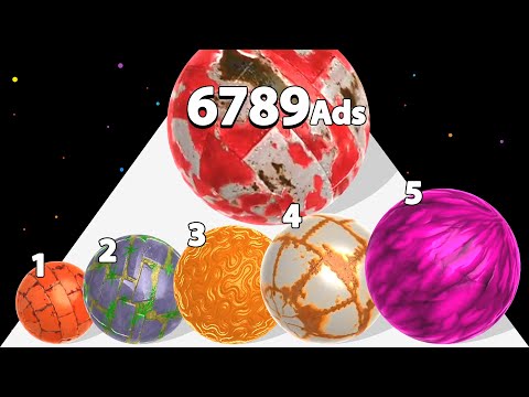 HOPING BALLS RUN - Level Up Balls (Satisfying ASMR Gameplay)