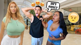 BRAGGING About Another Girl To See How My Girlfriend Reacts!! *HORRIBLE IDEA*