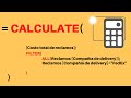 Cómo Usar la Función CALCULATE en Power BI