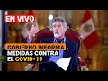 Presidente Francisco Sagasti brinda conferencia sobre las medidas contra el COVID-19