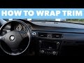 How to Wrap Interior Trim // EASY DIY!