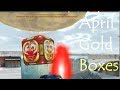 Tanki online - April fools day Gold Boxes 2019! (+Rank up and containers) By Box