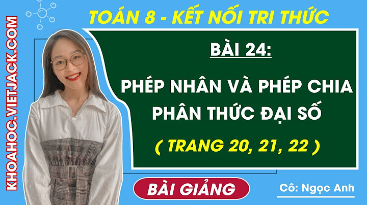 Bài 24 sách giáo khoa toán 8 tập 1 năm 2024