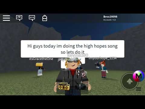 Cool Songs Roblox Id High Hopes