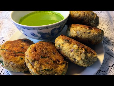 EASY CHICKEN KABAB WITH CORIANDER CHUTNEY