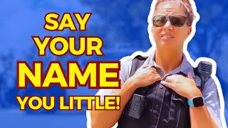 Female Officer Demands ID, But This Refusal Turned the Tables #idrefusal #firstamendment