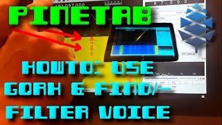 Howto: SDR/GQRX On Pinetab/Pinephone, Listen To Voice Transmissions (Filtering, Modes, Gain/Squelch)