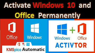 How to activate windows 10 and Office with Kmspico in Urdu l Hindi