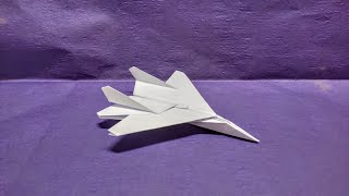 How To make An Origami Airplane F15 - Origami F15 Jet Fighter (Tadashi Mori)