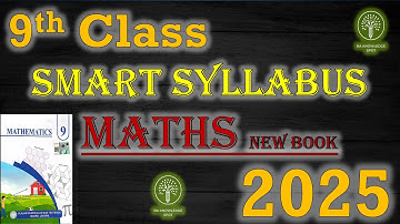 Class 9th Maths Smart Syllabus  2025-26