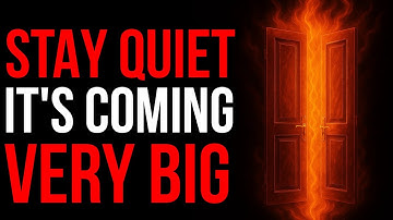 God Says: STAY QUIET Your Next Breakthrough Is Big Keep It Private